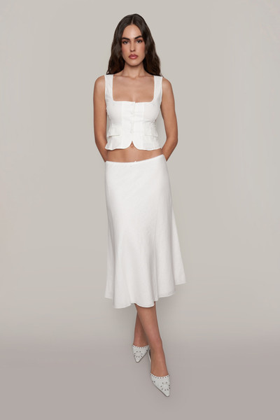 GUIZIO PALOMA LINEN SKIRT outlook