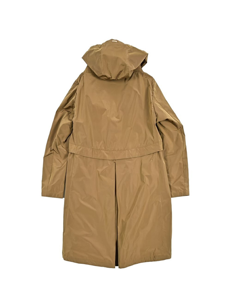 Herno water-repellent hooded parka outlook