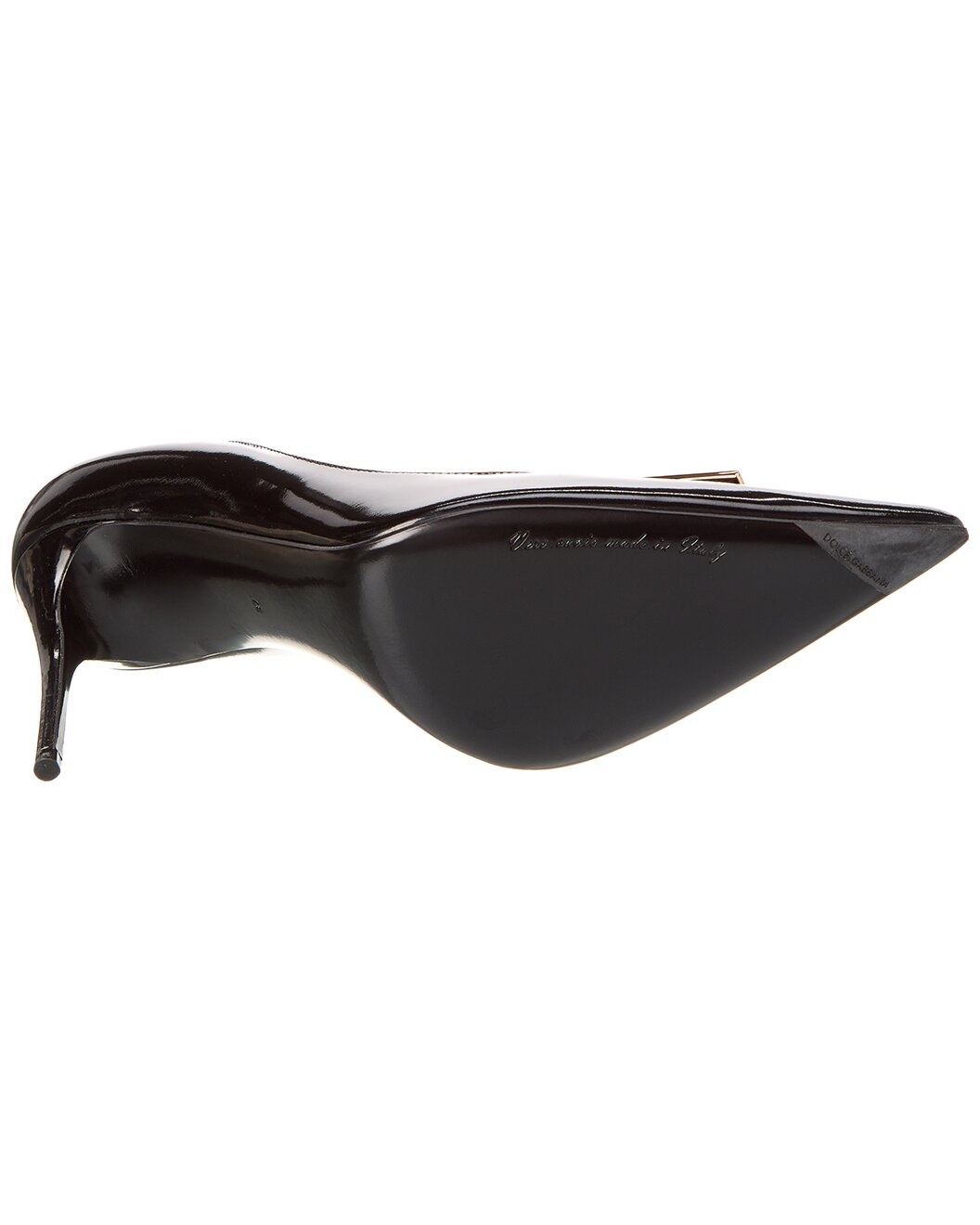 Dolce & Gabbana DG Logo Leather Pump - 4