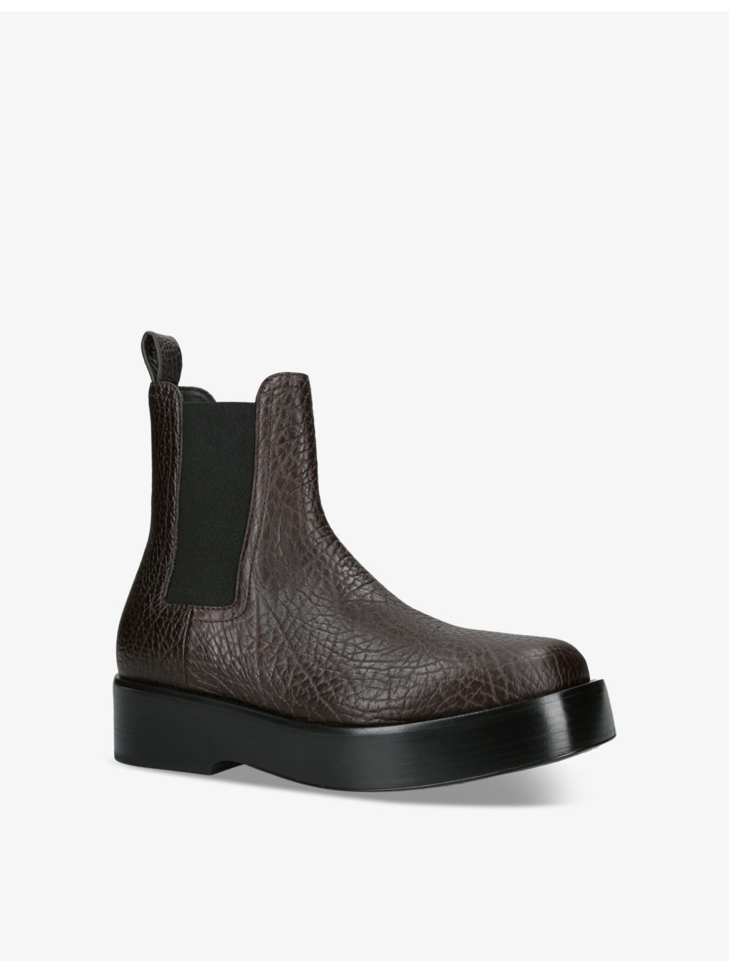 Torino grain-texture leather Chelsea boots - 3