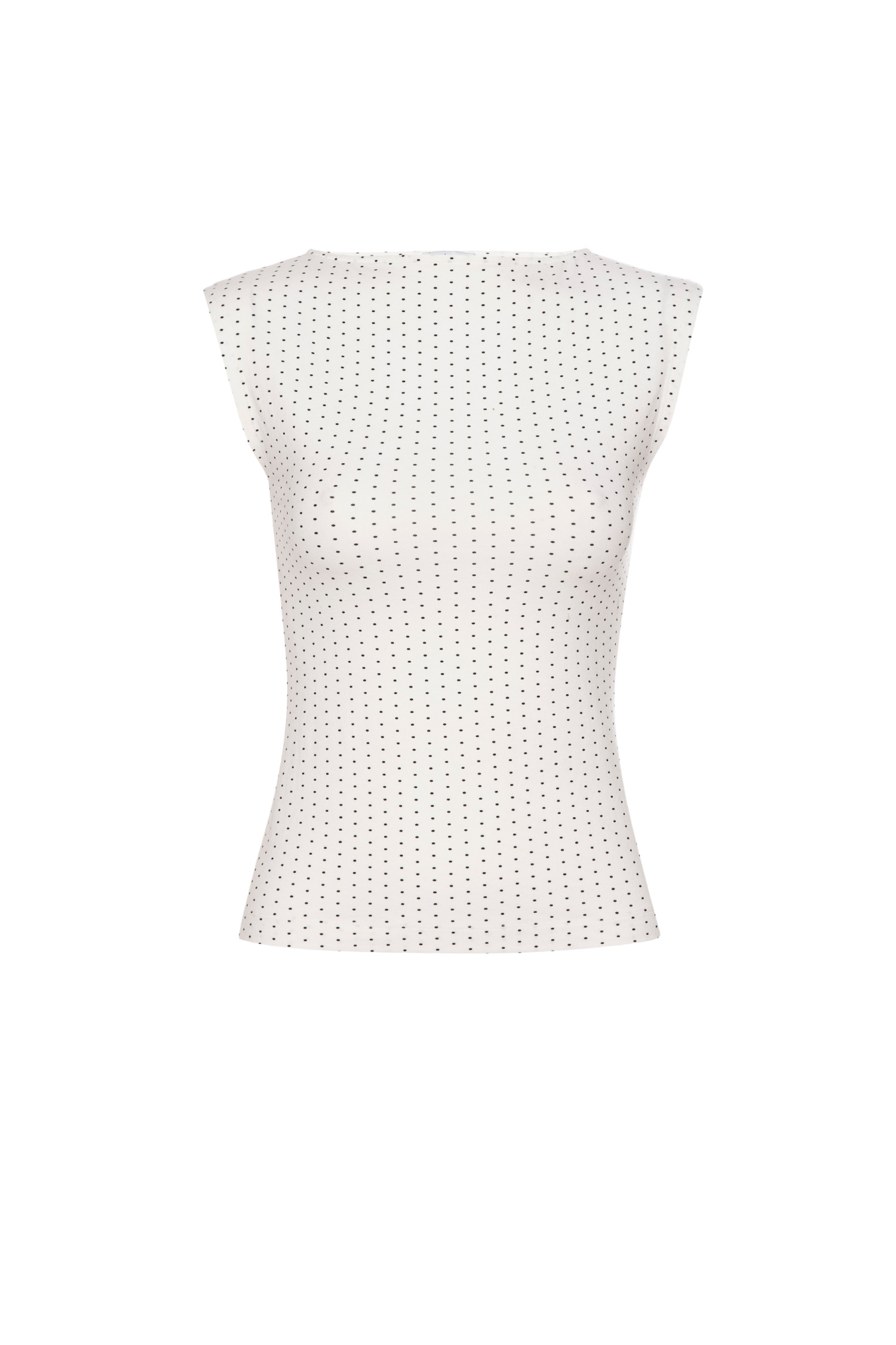 KELLY TOP - BLACK POLKA DOT - 2