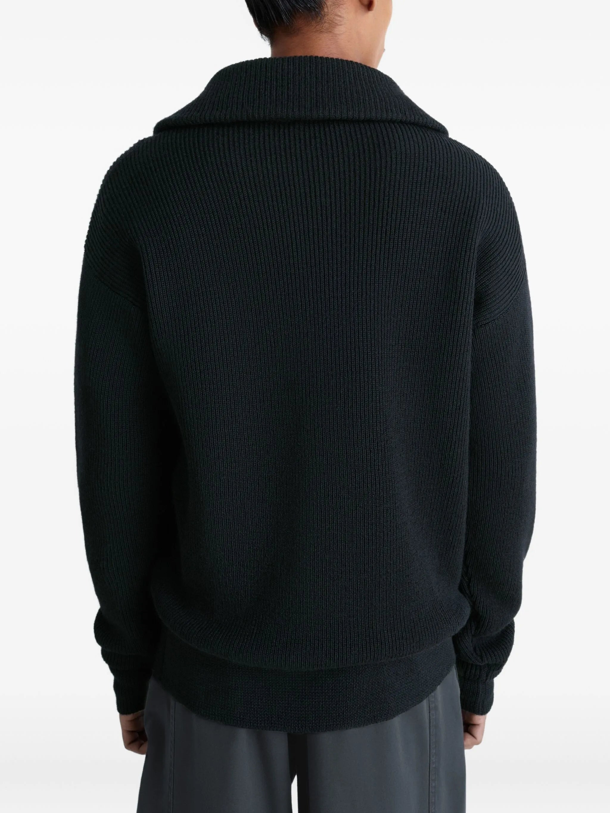 Lemaire Ribbed Half-zip Sweater - 4