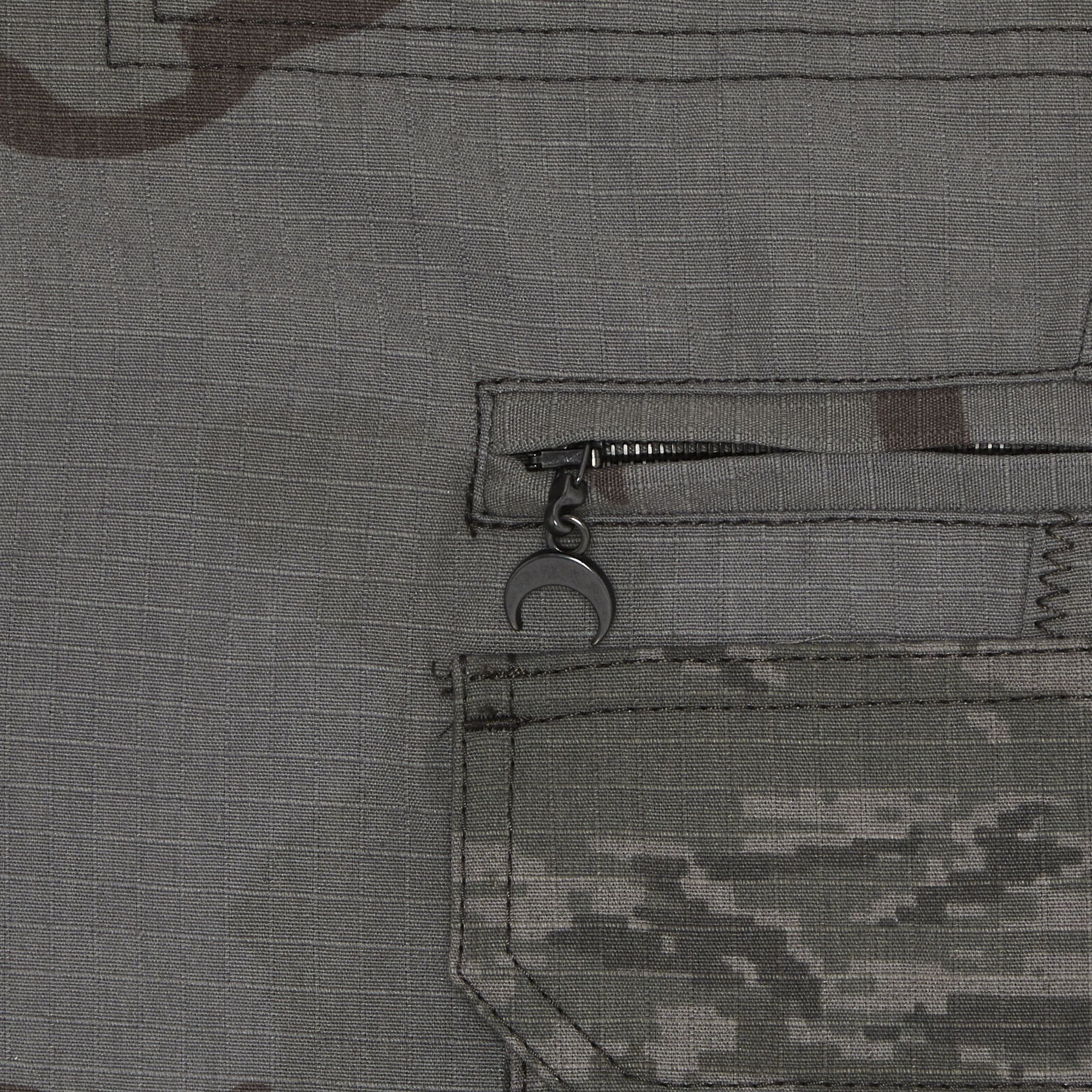 Marine Serre Regenerated Camo Cargo Pants 'Dark Grey' - 3