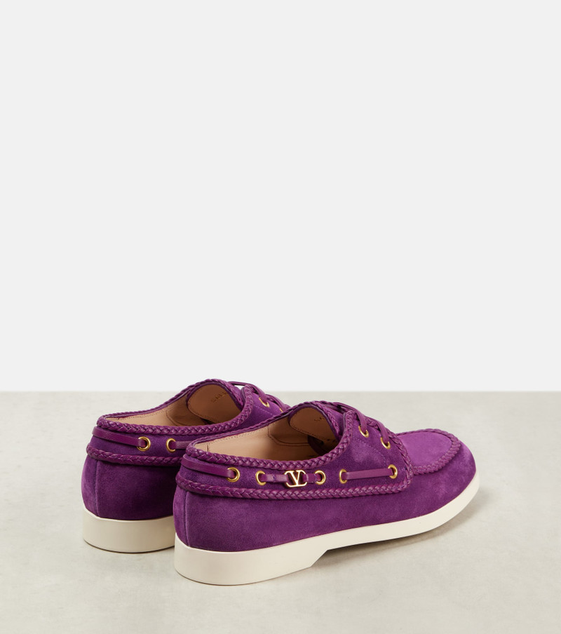 Valentino Palm Avenue suede boat shoes outlook
