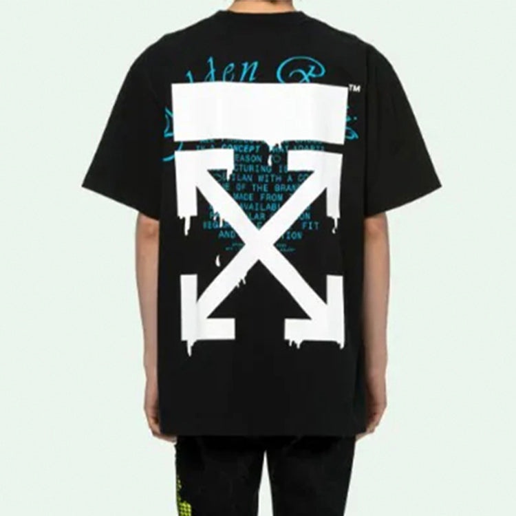 Off-White SS20 Dripping Arrows Loose Short-Sleeved OMAA038R201850051001 - 4