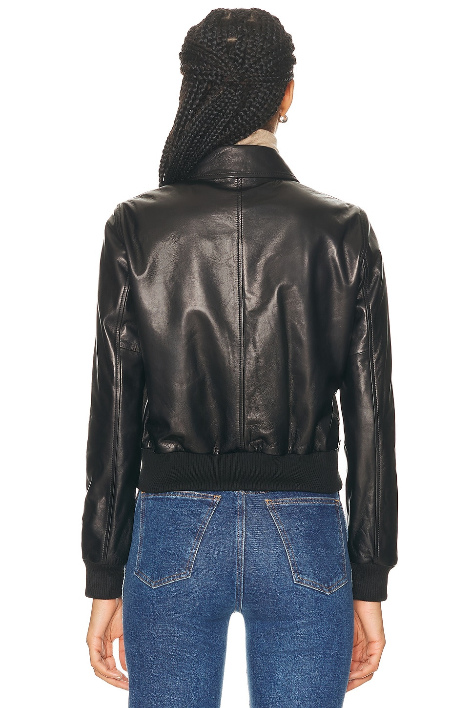 Redley Leather Bomber Jacket - 3