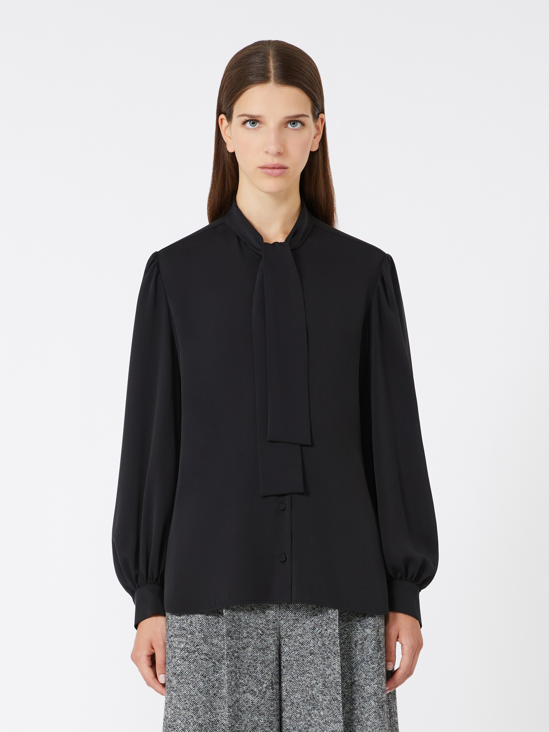 MELANIA Silk charmeuse shirt - 3