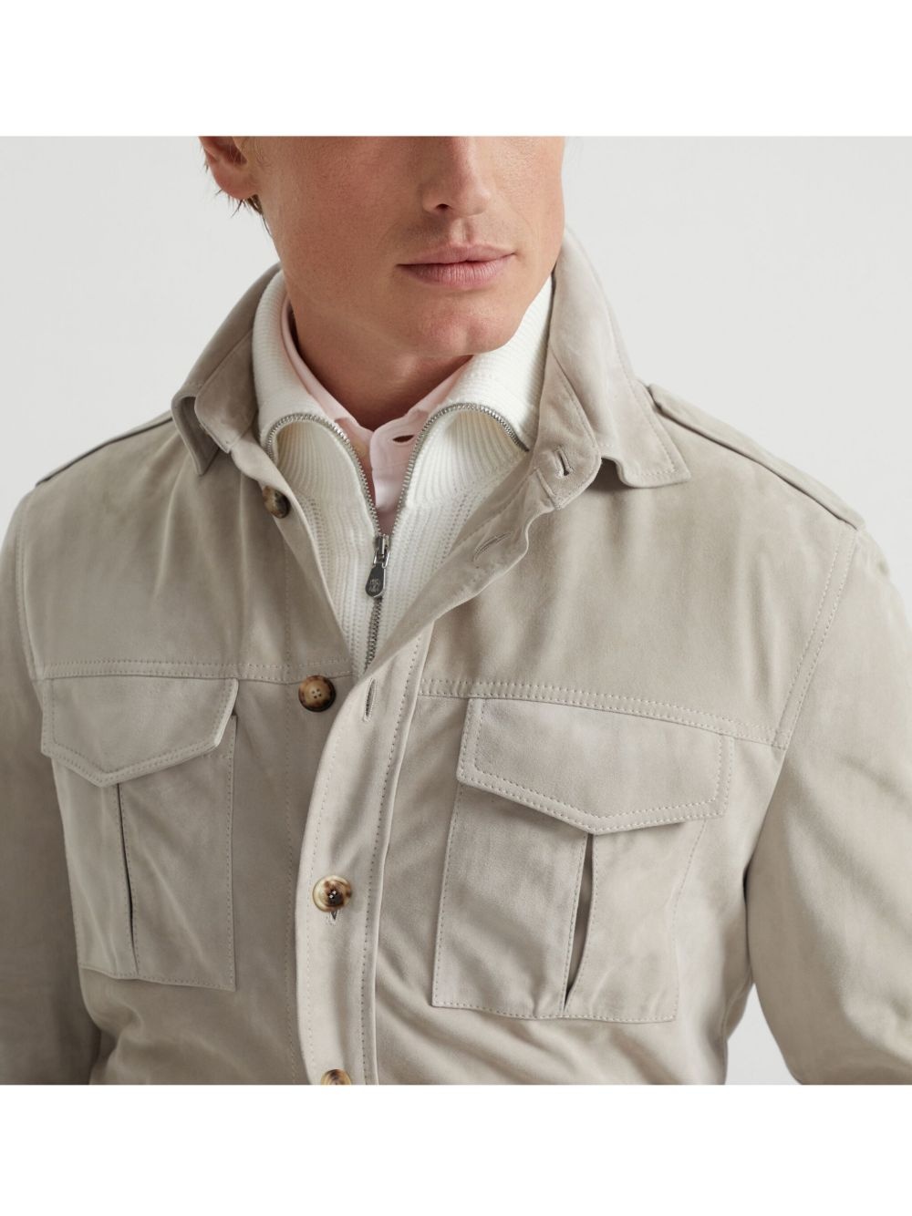 leather shirt jacket - 5