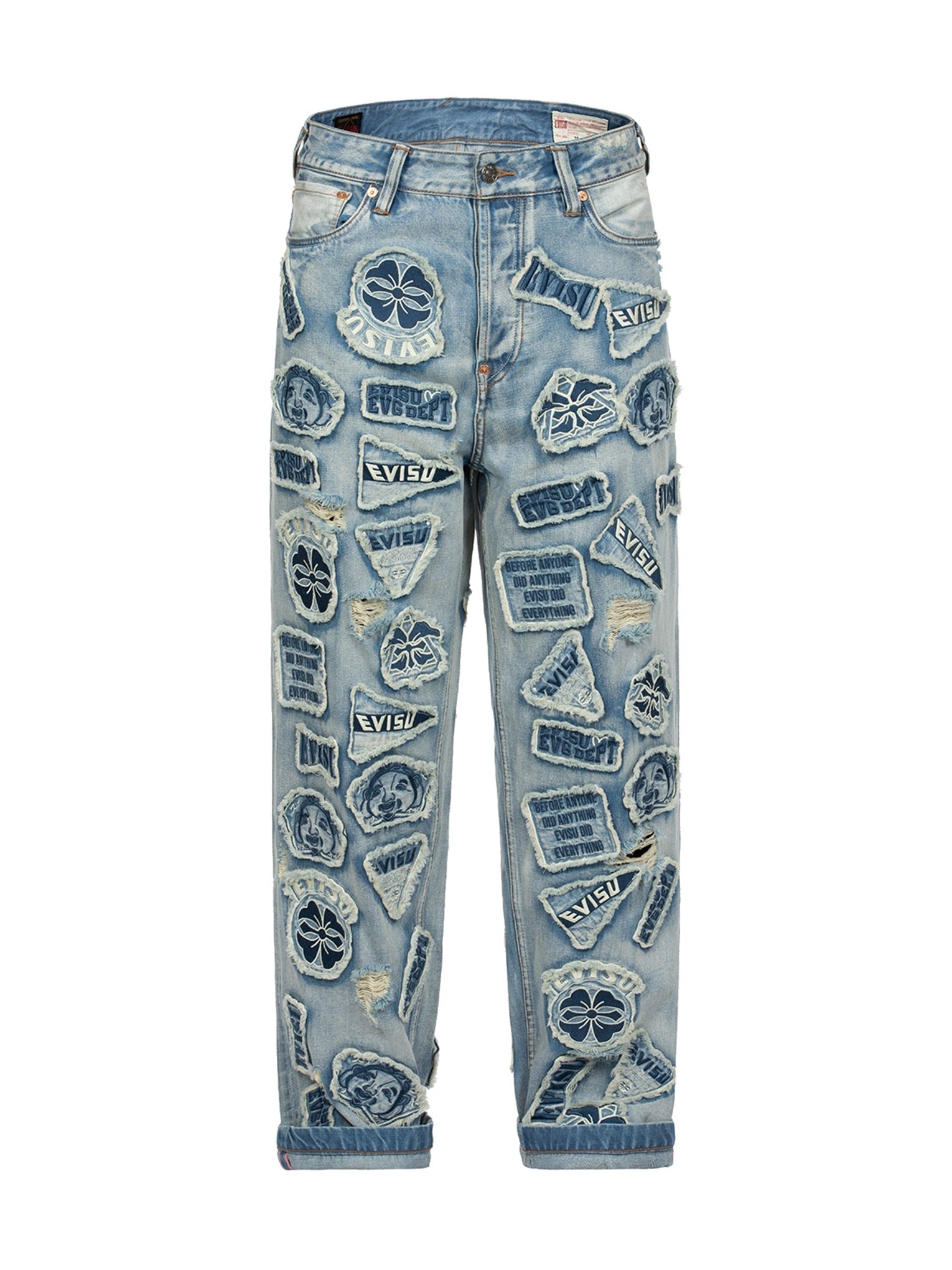 MultipleBadgesDeconstructed Relax Fit Jeans - 13