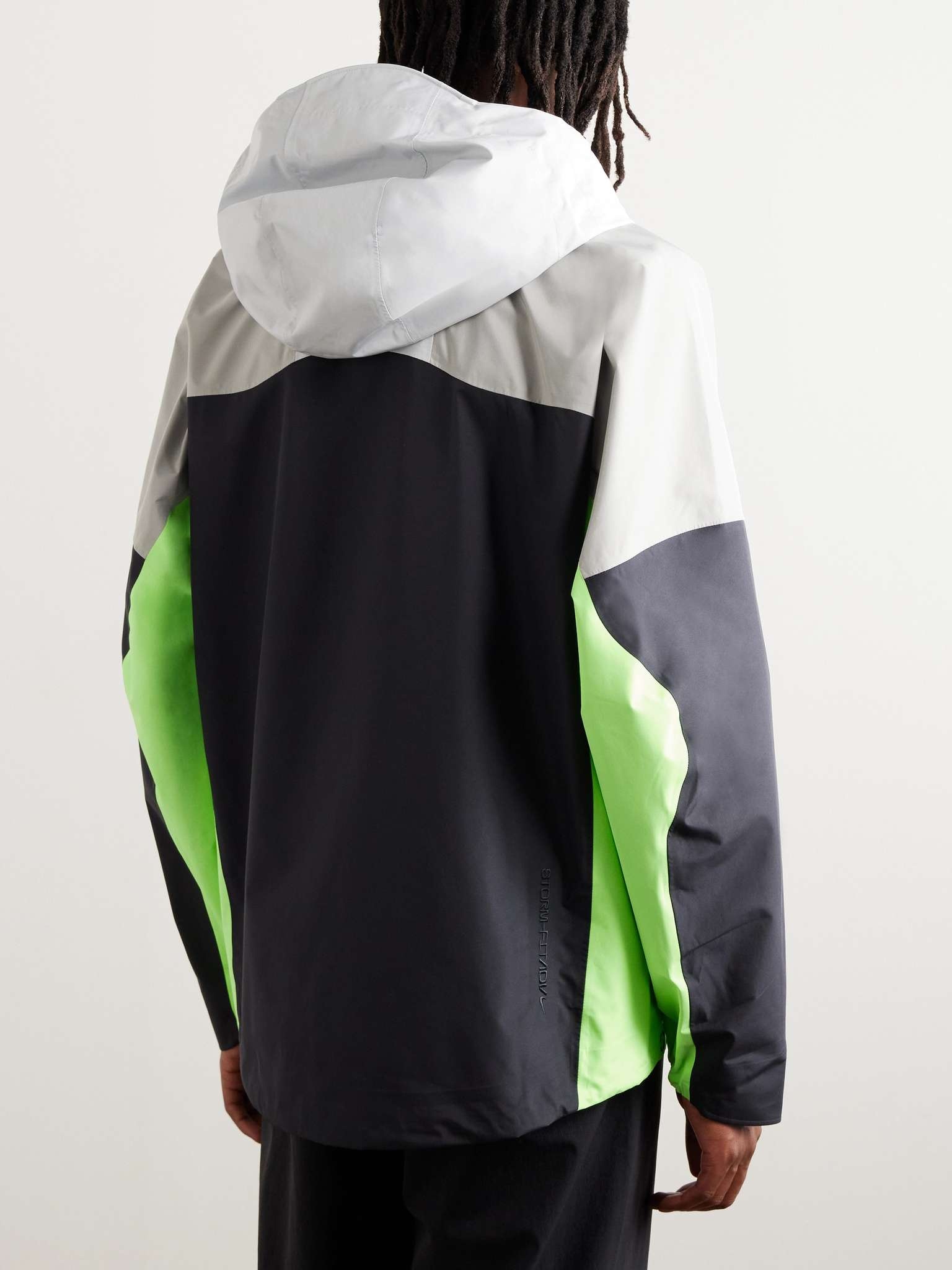 Storm-Fit ADV Colour-Block Recycled-Shell Hooded Jacket - 4