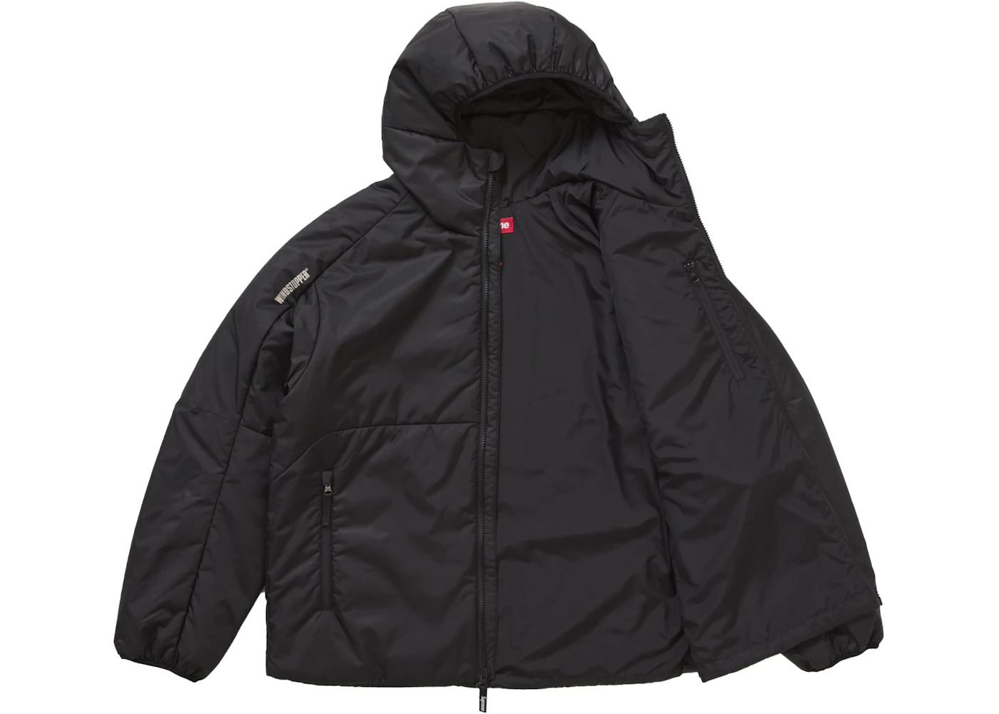 Supreme WINDSTOPPER Insulated Hooded Jacket Black - 2