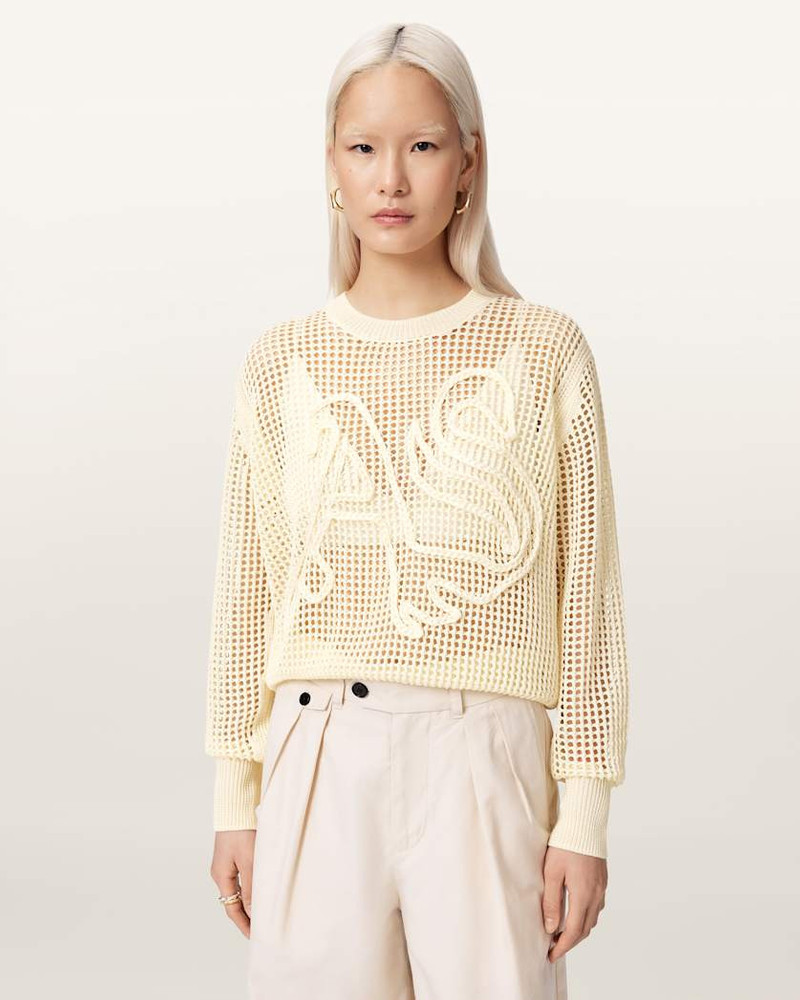 RAELYN RELAXED FIT OPEN STITCH SWEATER 5