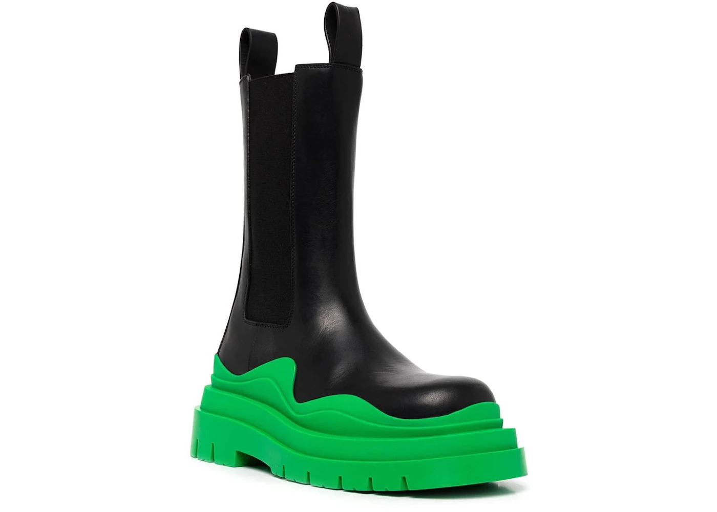 Bottega Veneta Tire Boots Black Green - 2