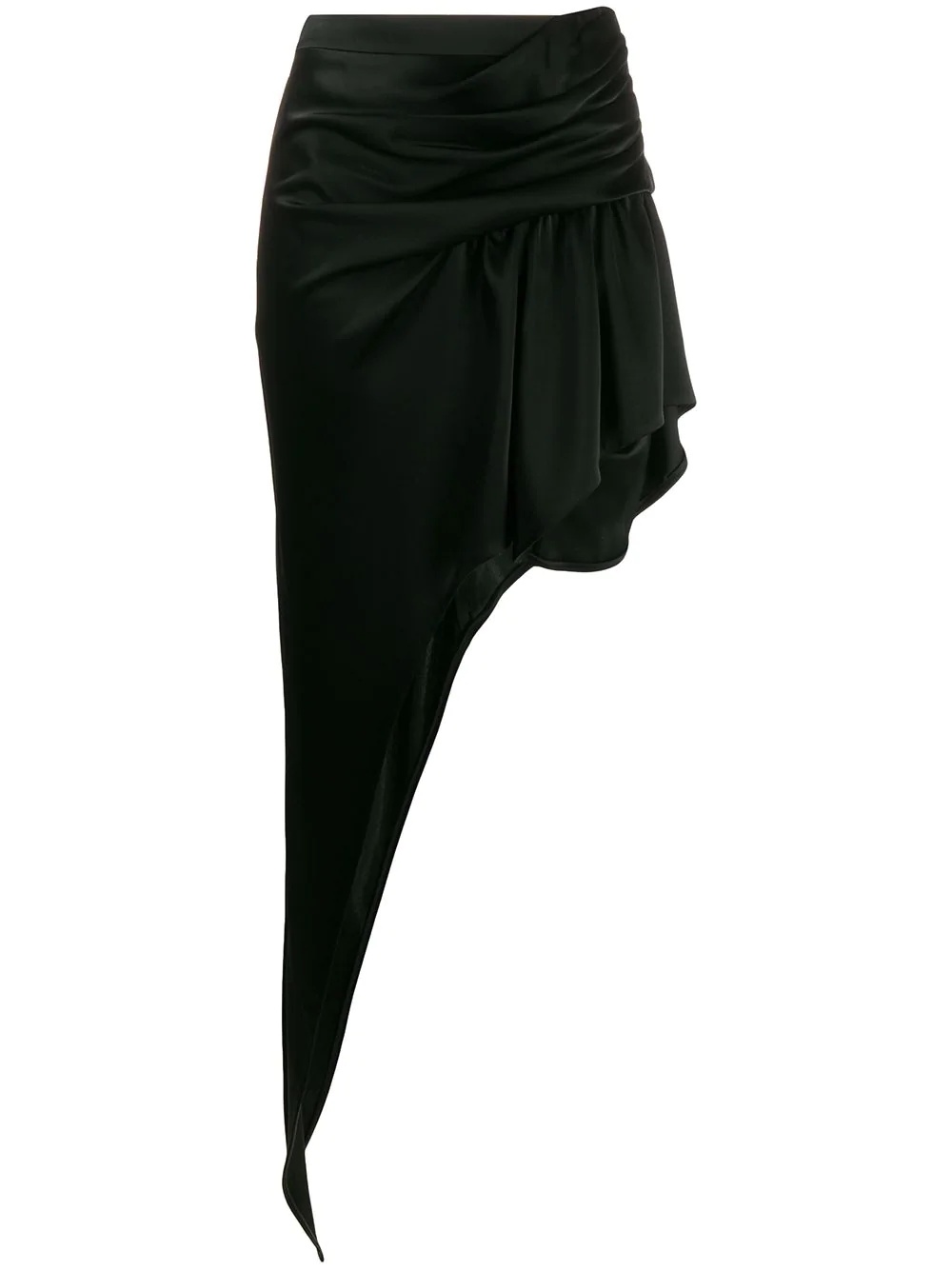 asymmetric floor-length skirt - 1