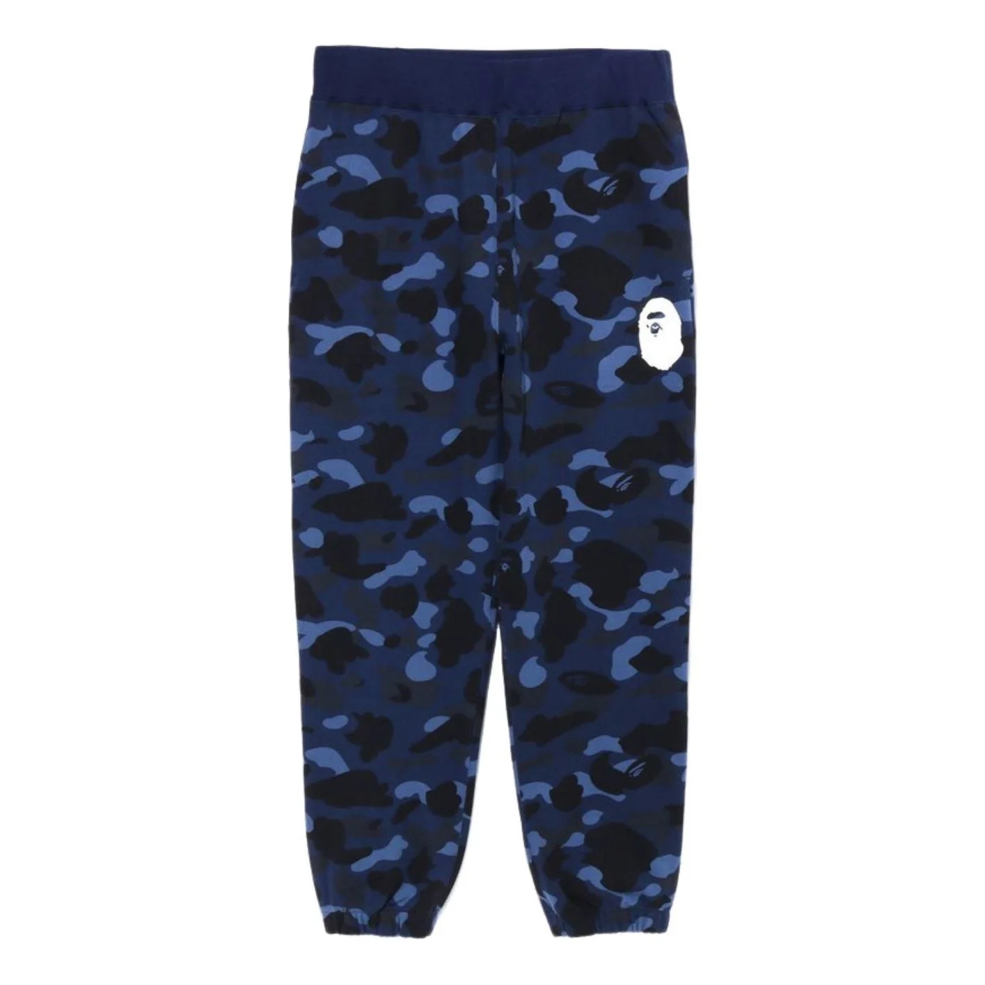 A Bathing Ape Color Camo Wide Fit Sweat Pants 'Navy' 1J30-152-011-NAY - 1