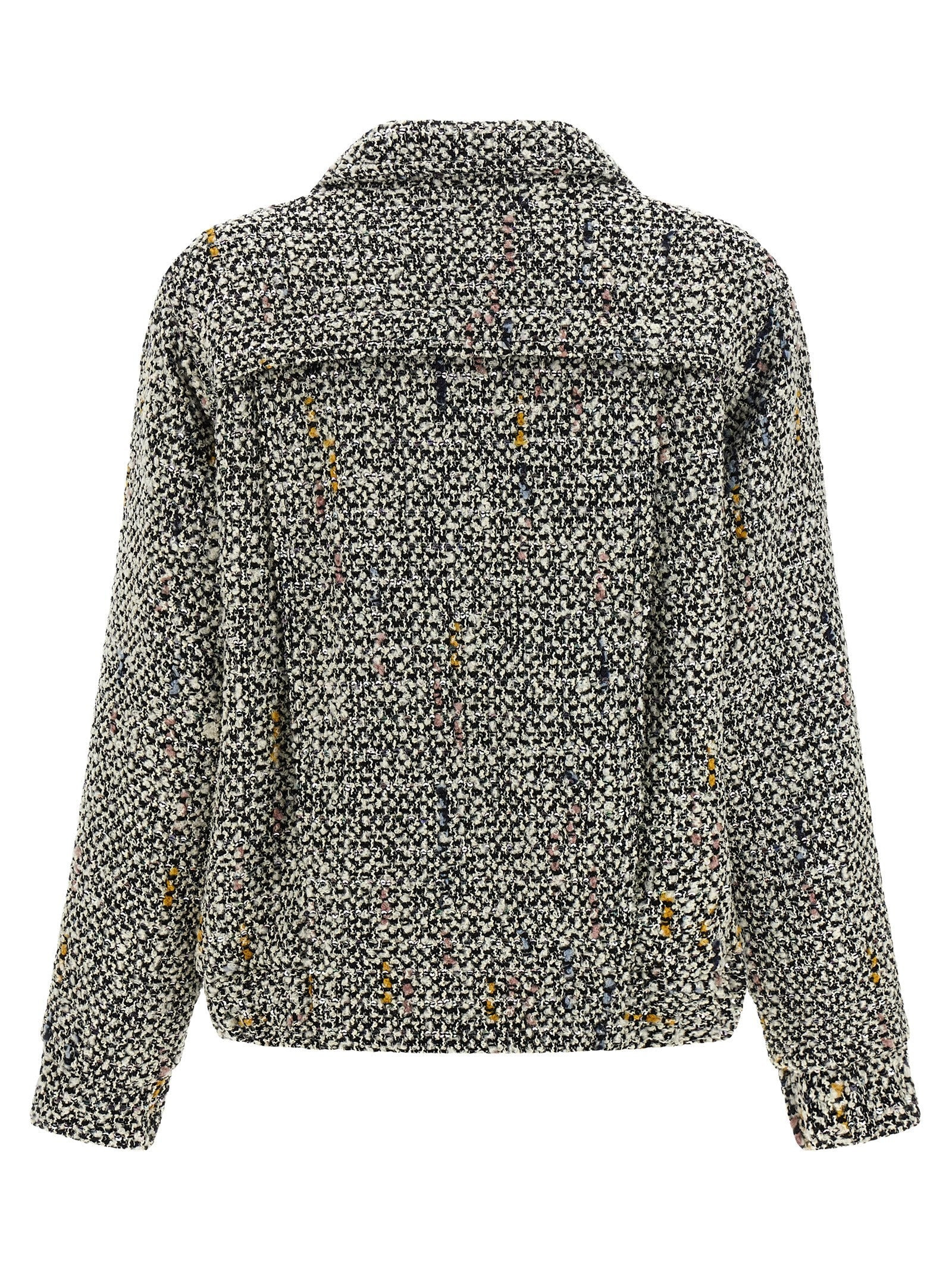Alessandra Rich Women Tweed Bomber Jacket - 2