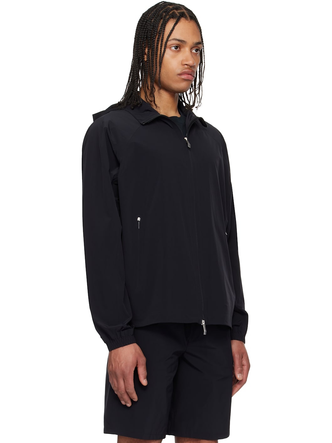 Black Chalvine Hooded Jacket - 2