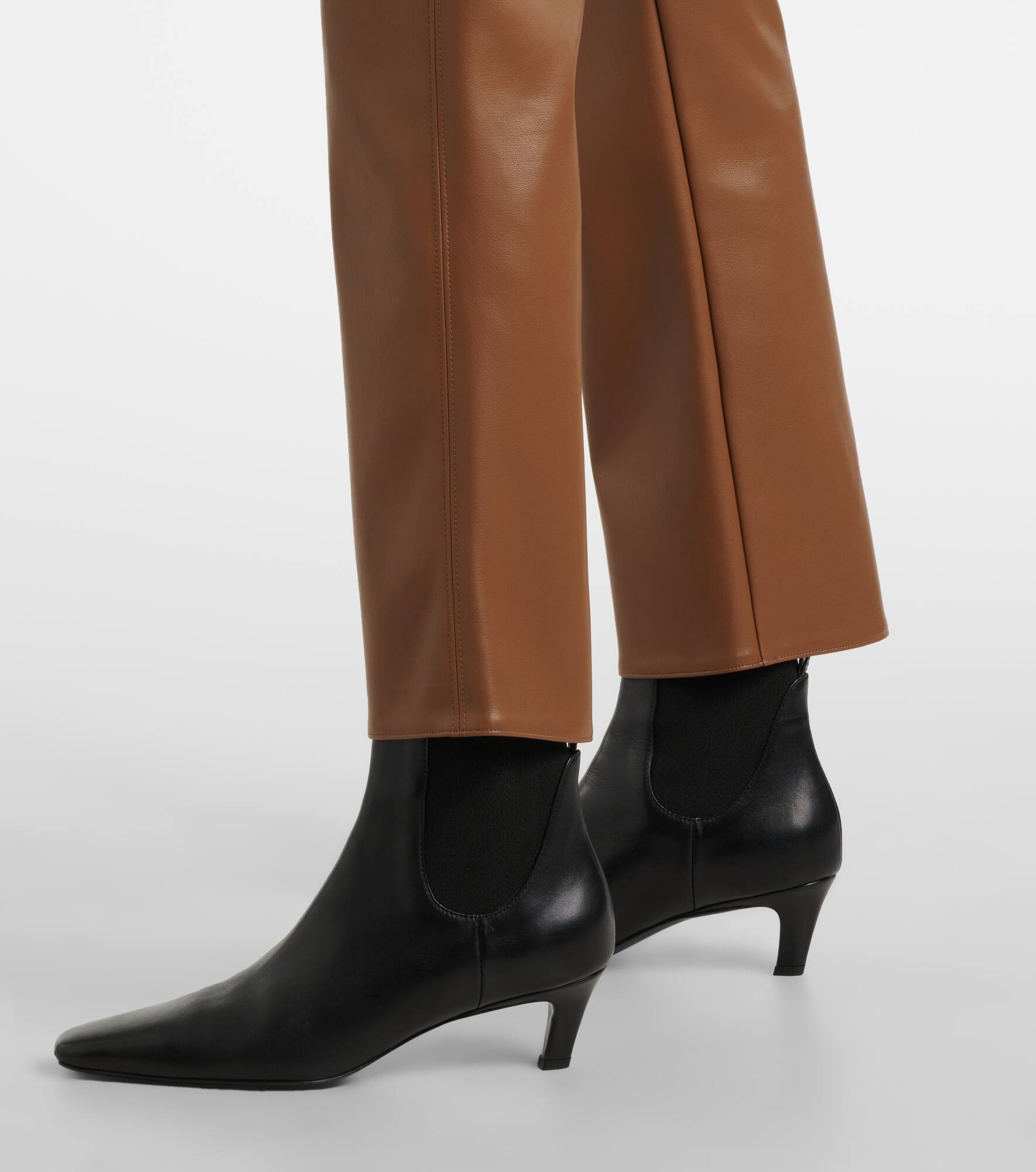 Sublime faux leather flared pants - 6