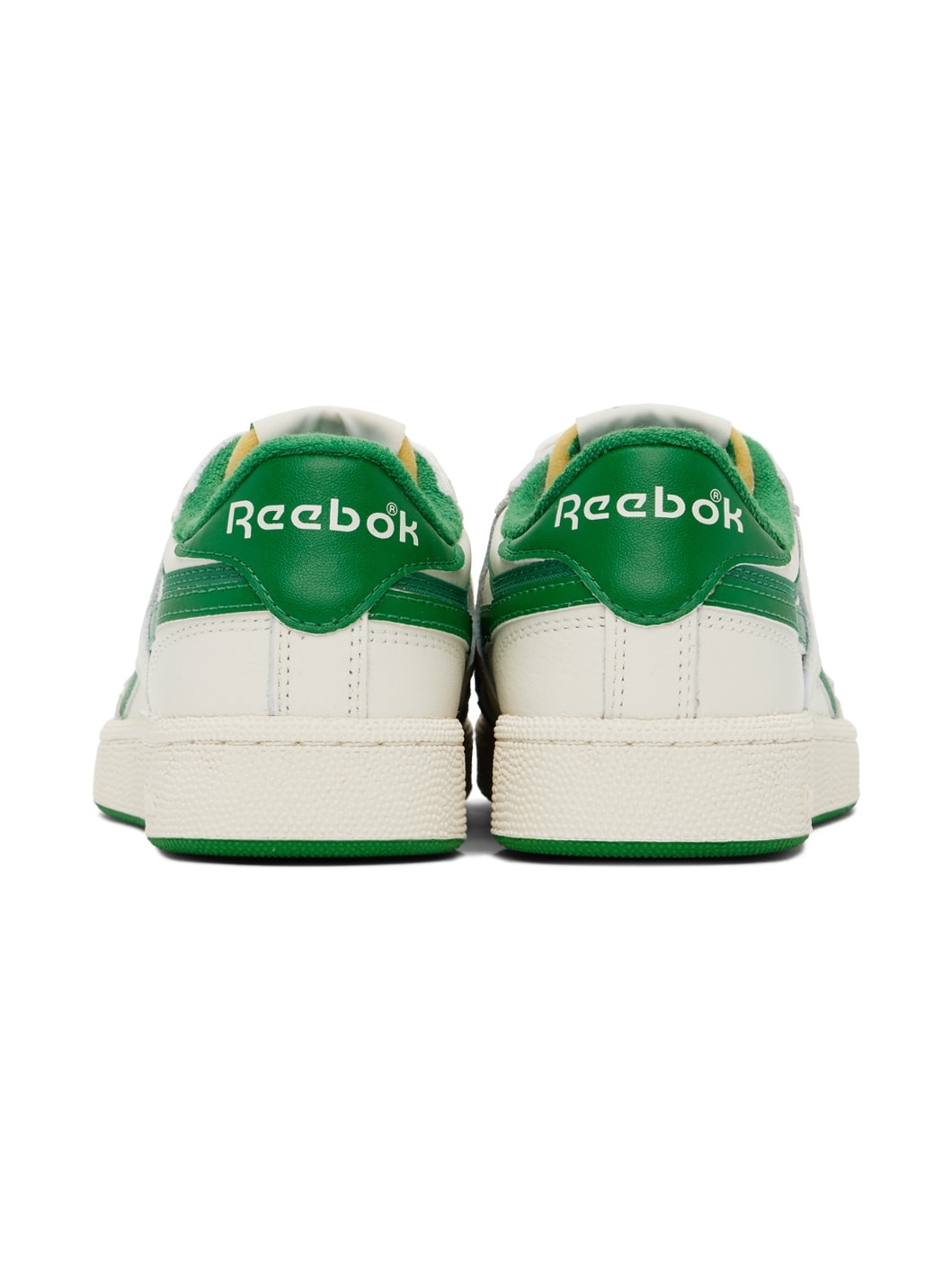 Off-White & Green Club C Revenge Vintage Sneakers - 2