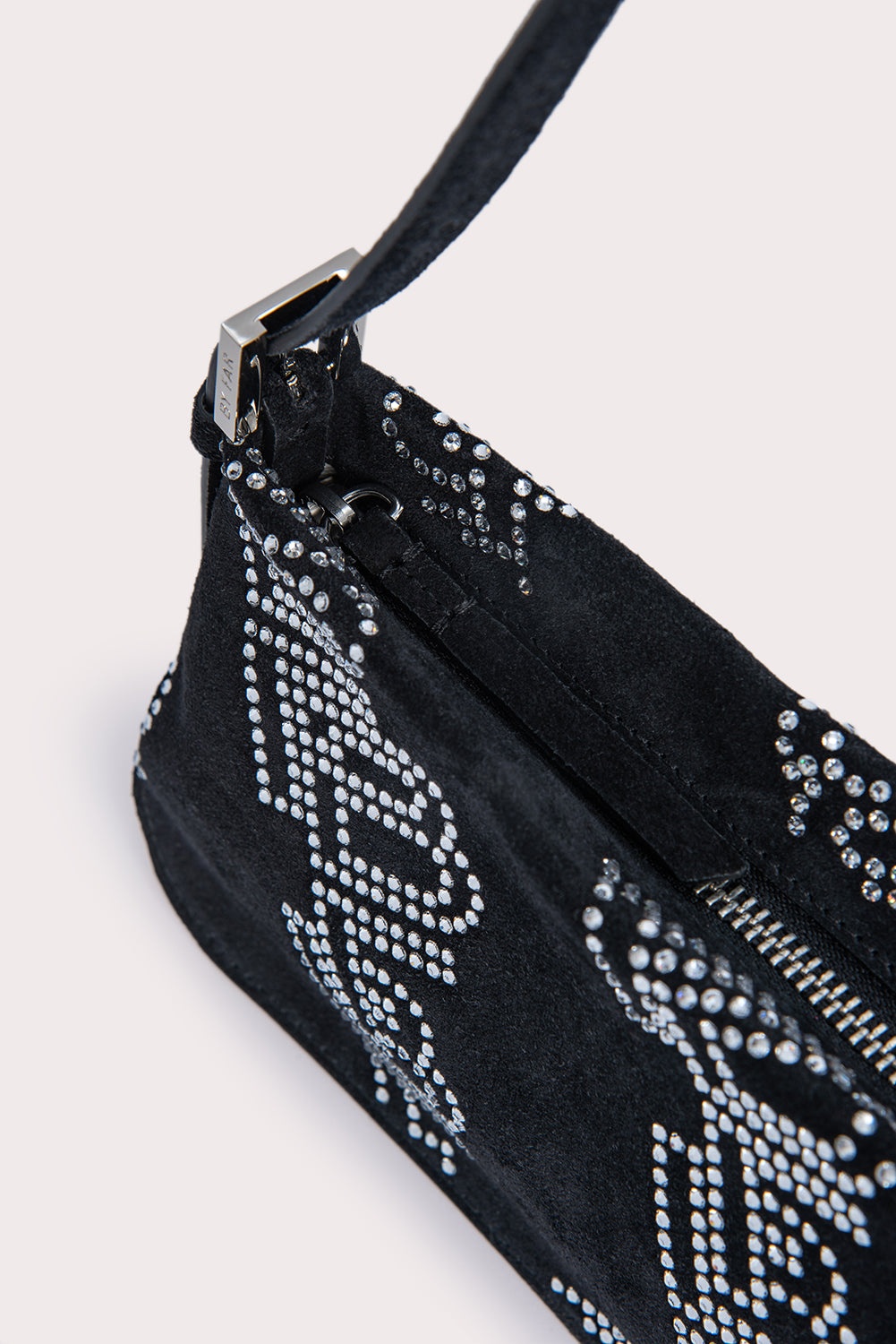 Dulce Black Suede and Crystals - 7