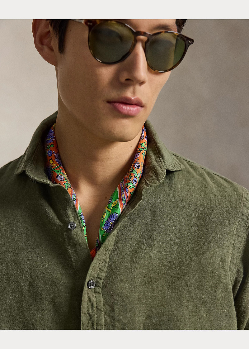Classic Fit Linen Shirt 5