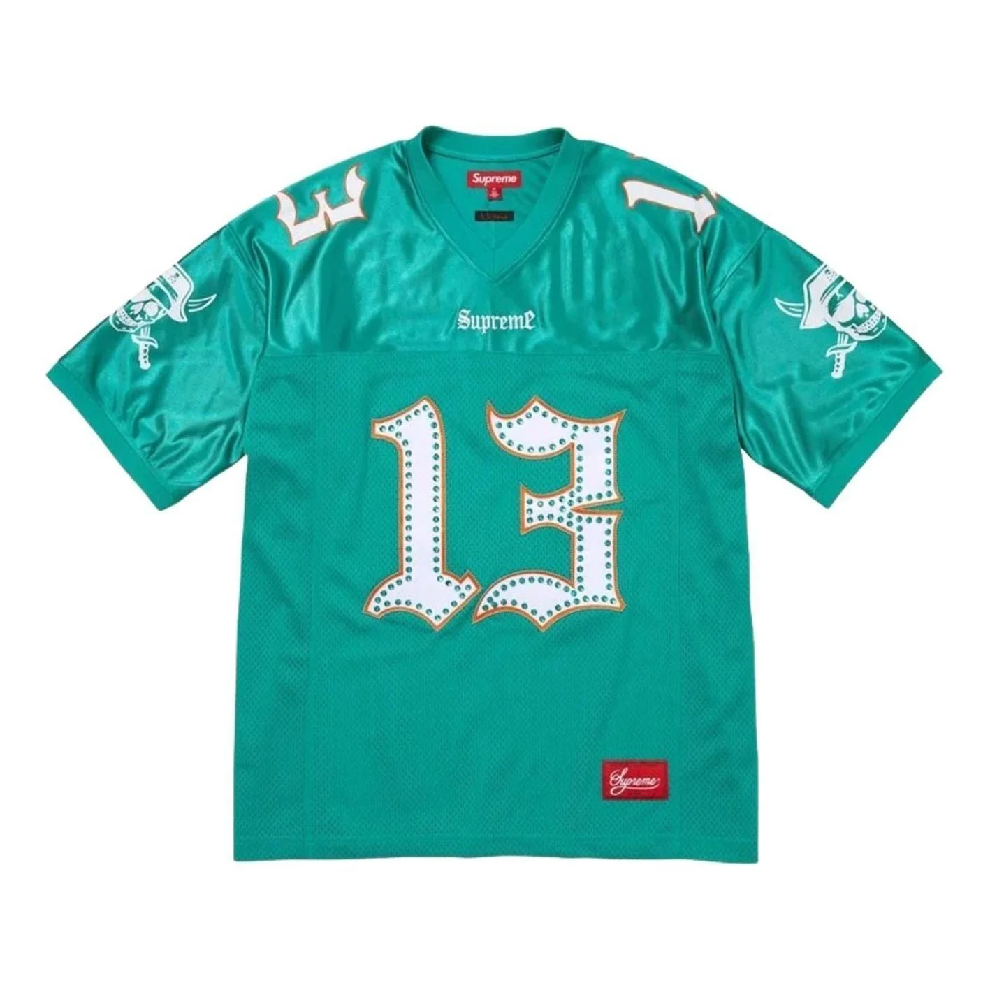 Supreme FW26 x b.b. Simon Football Jersey 'Teal' SUP-FW26-076-TEL - 1