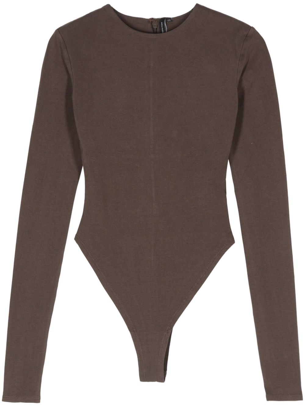 round-neck jersey bodysuit - 1