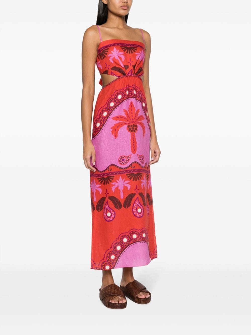 Special Wildness graphic-print maxi dress - 3