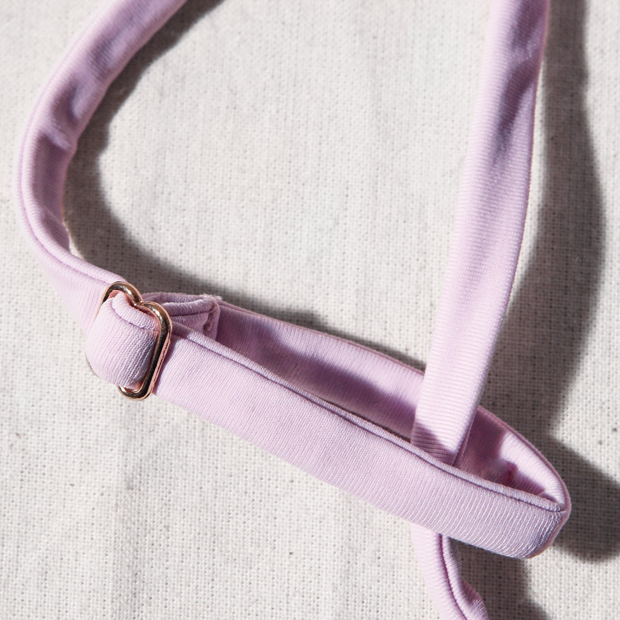 Lilac Rhinestone Triangle Bikini Top - 6