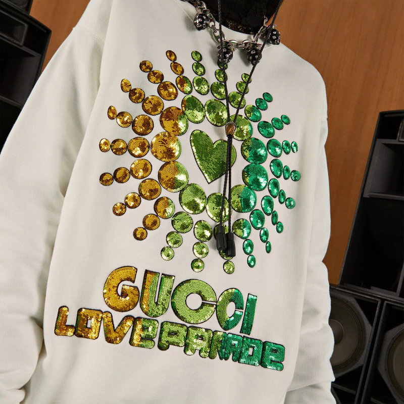 Gucci Love Parade cotton sweatshirt 3