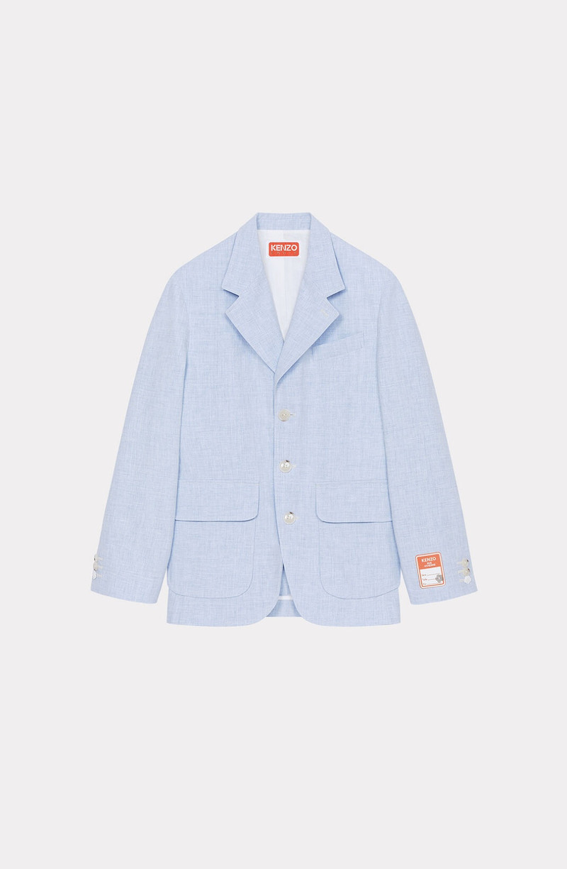 Oversized linen blazer - 1