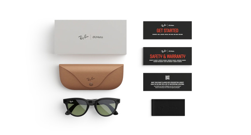 Ray-Ban Meta Headliner (Gen 2) Shiny Black Green Lenses 6