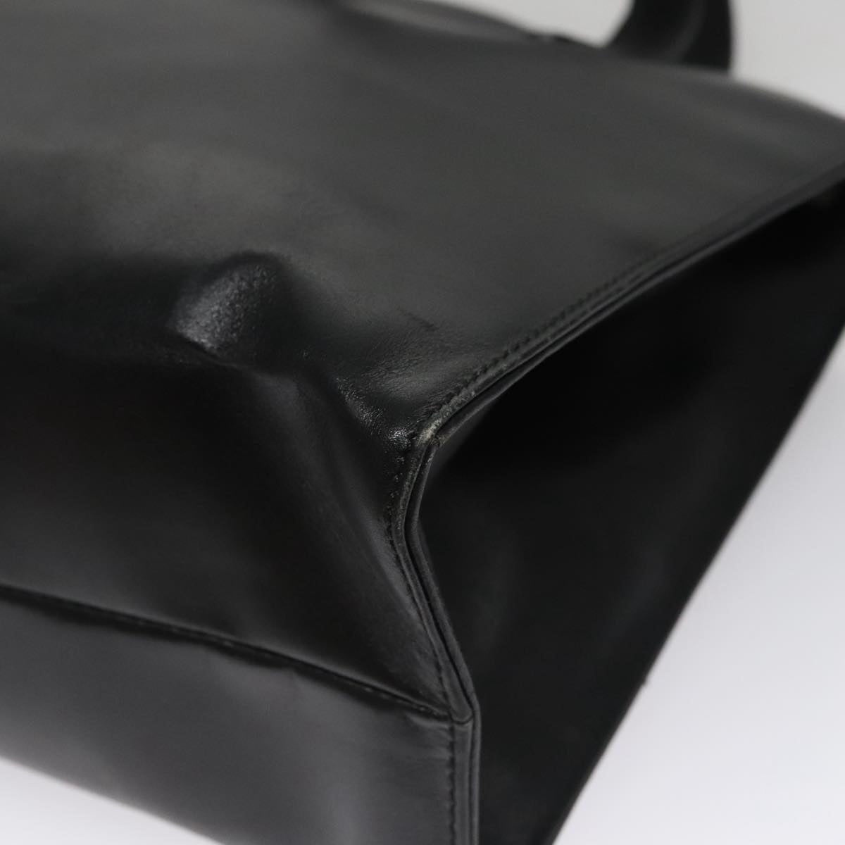 GUCCI Hand Bag Leather Black Gold 000 2058 0569 0 - 10