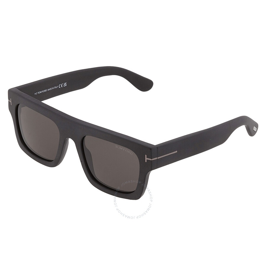 Tom Ford Fausto Smoke Browline Men's Sunglasses FT0711-N 02A 53 - 4