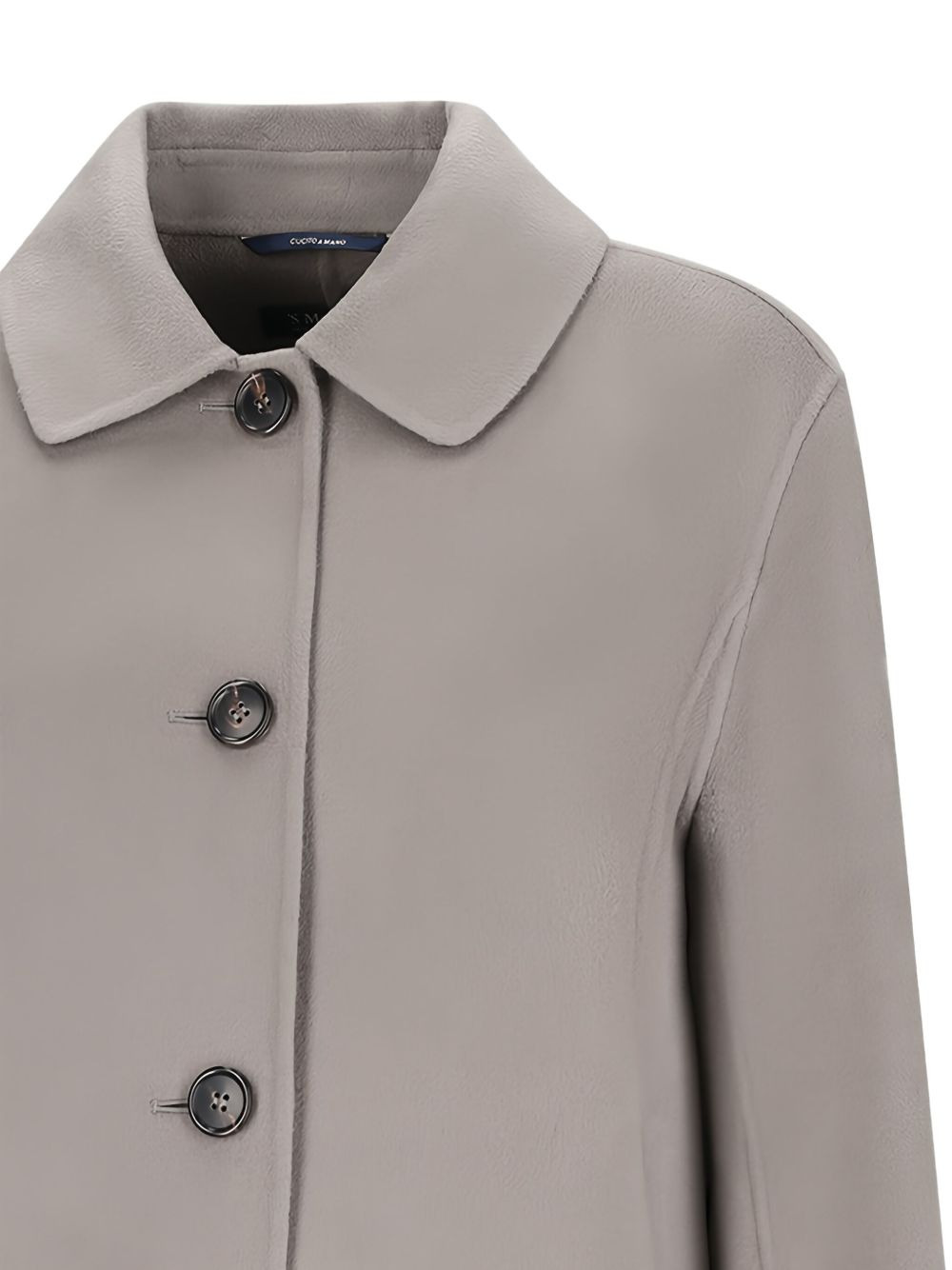 virgin-wool single-breasted coat - 3