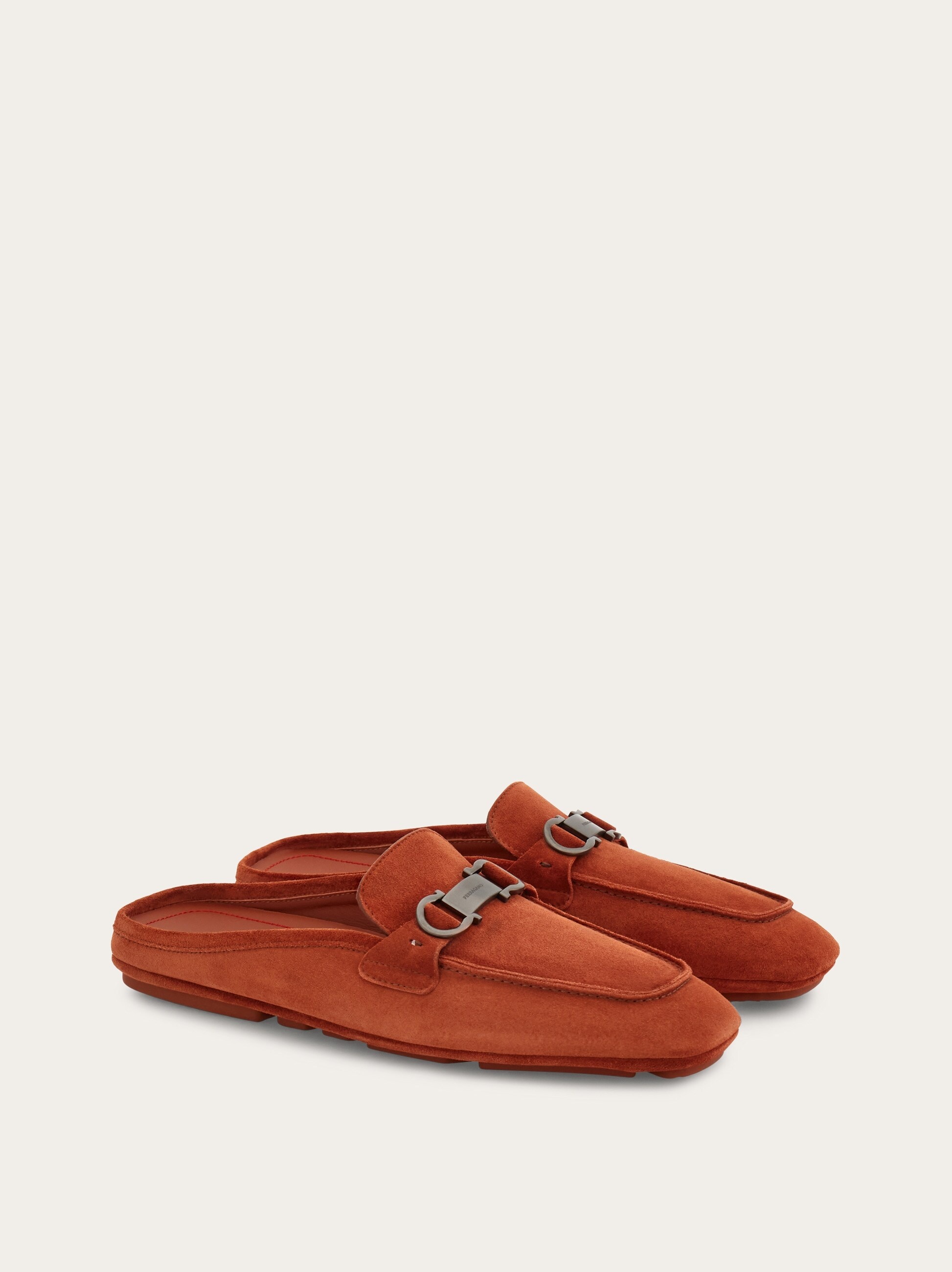 Loafer mule with Gancini ornament - 5