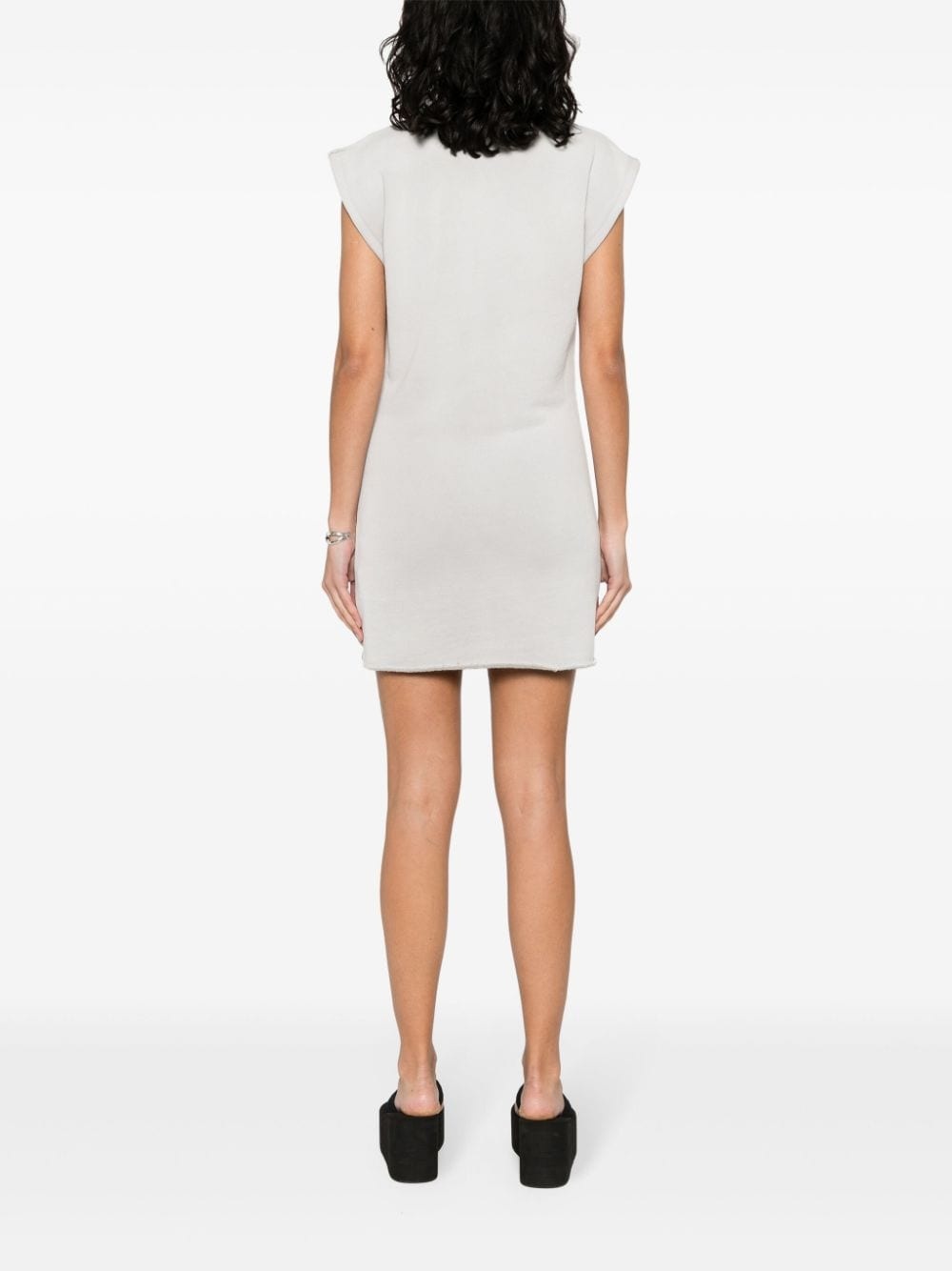 logo-print jersey mini dress - 4