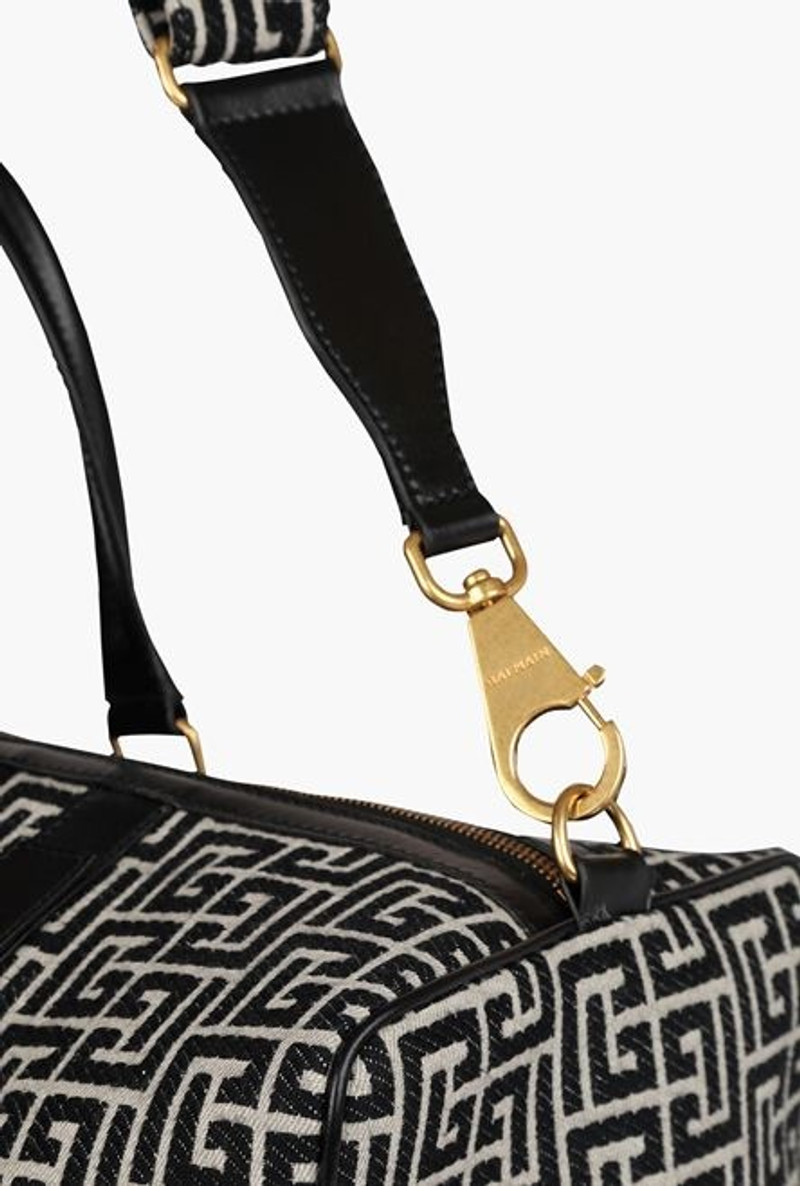 Bicolor jacquard tennis bag 7