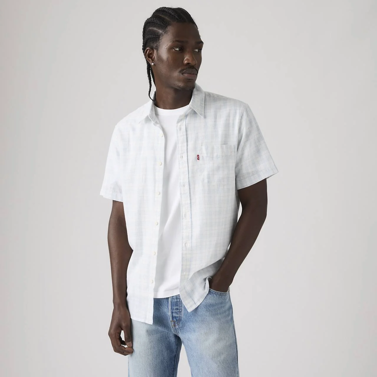 SHORT-SLEEVE CLASSIC ONE POCKET STANDARD FIT SHIRT - 1