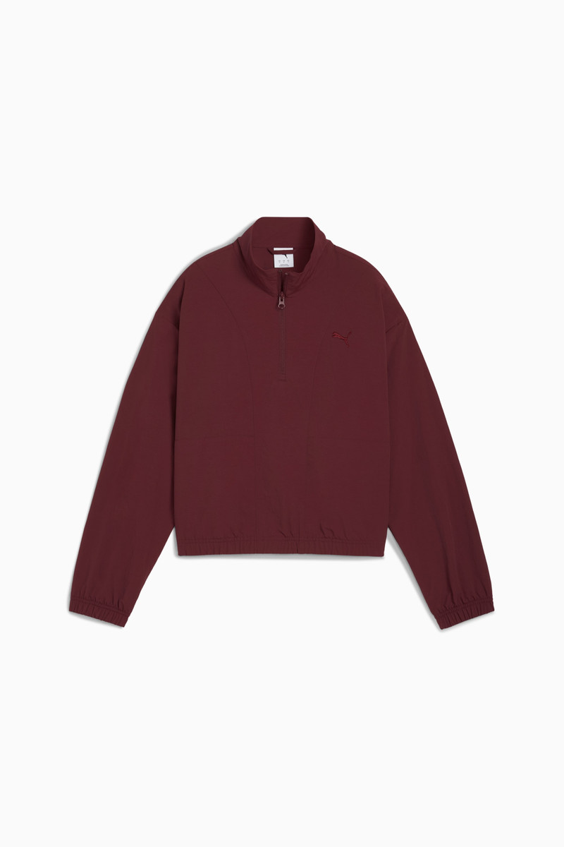 HER Relaxed Half-Zip Crew Women 1