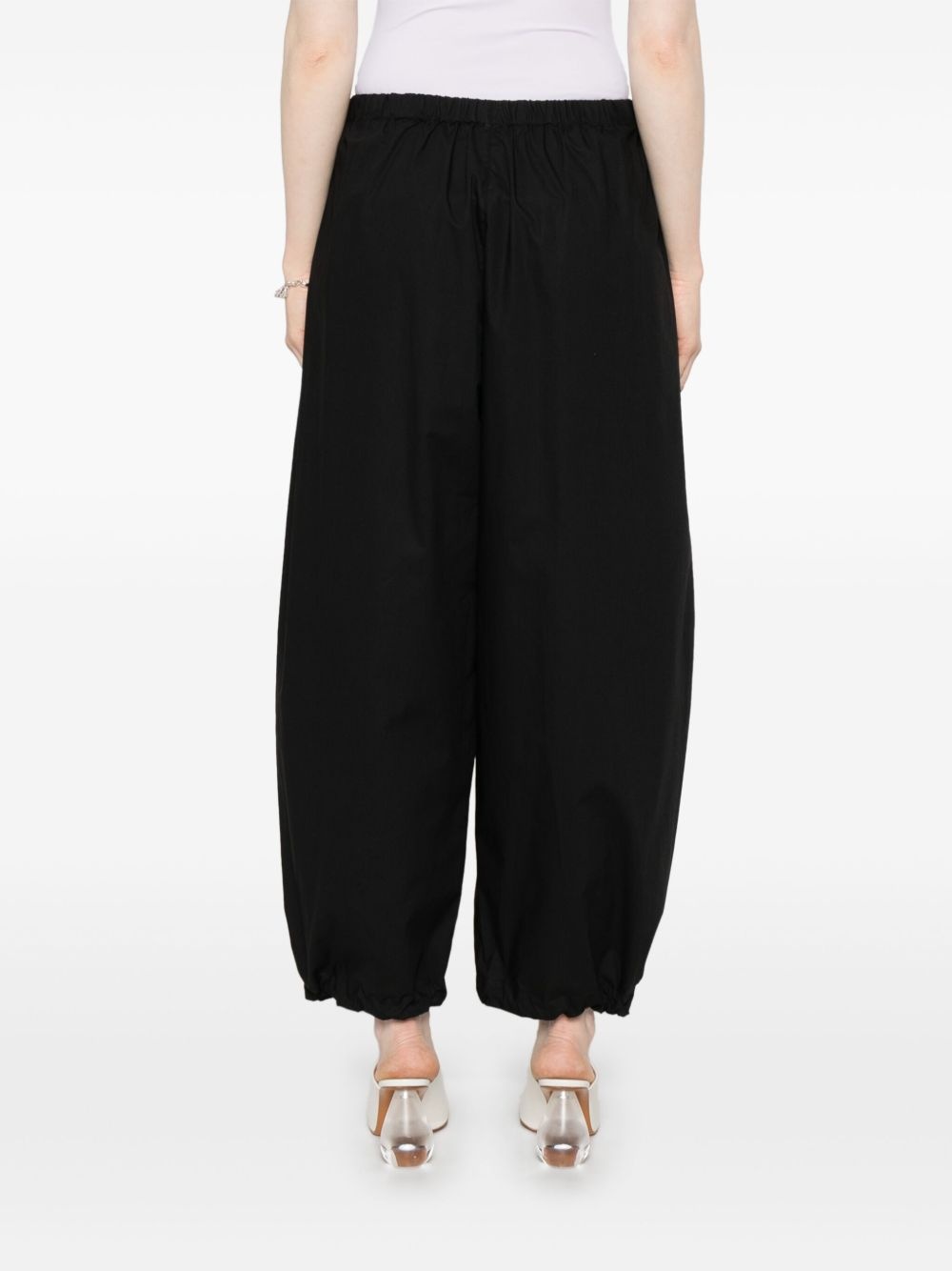 cotton tapered trousers - 4