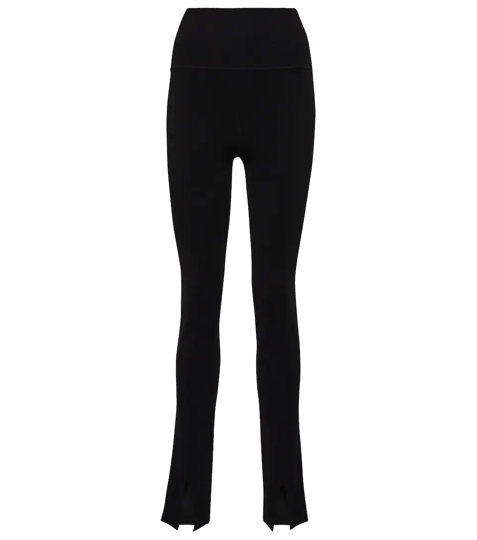 Body high-rise split-cuff leggings - 1