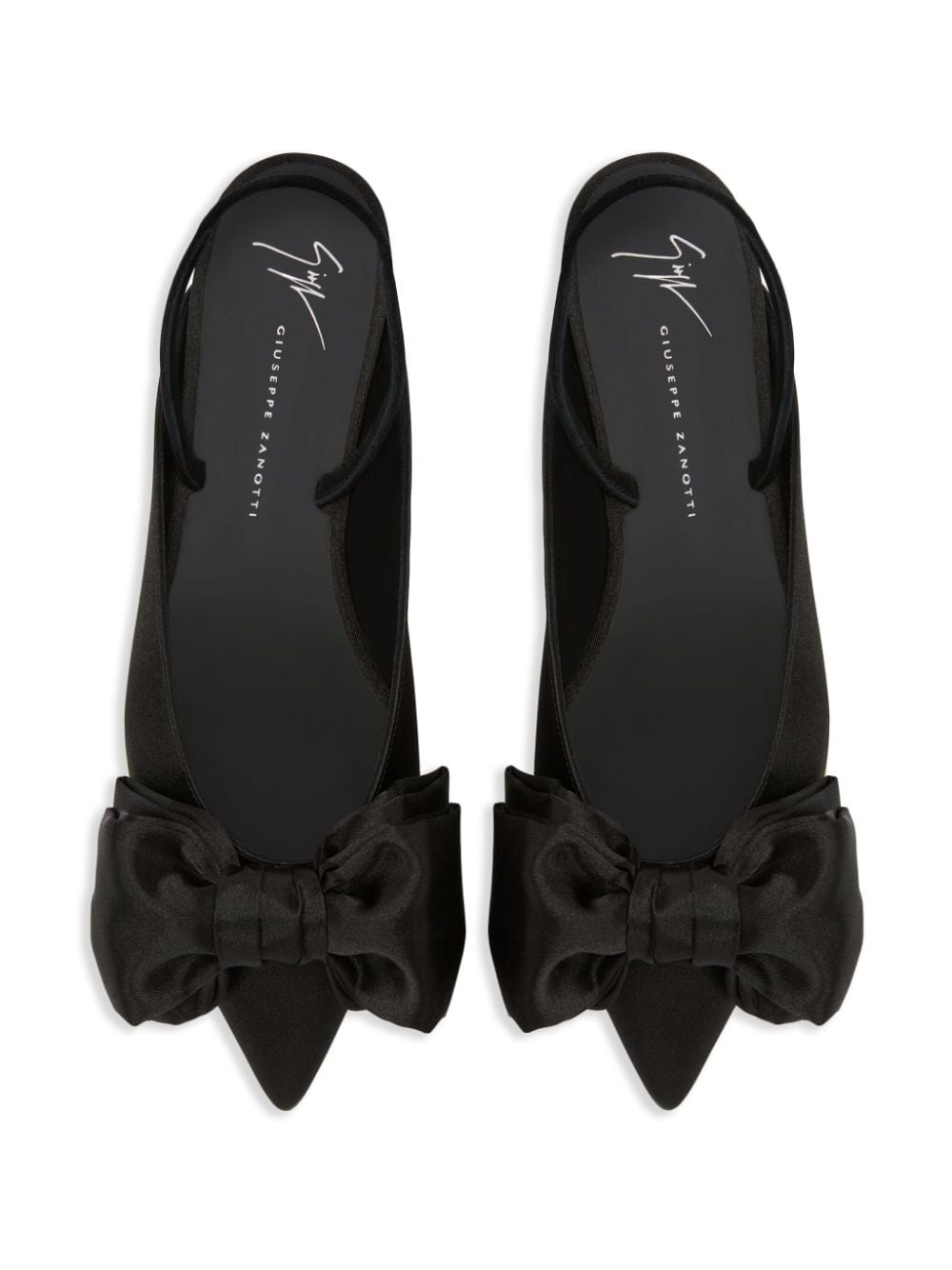 Johanna bow-detail ballerina shoes - 4