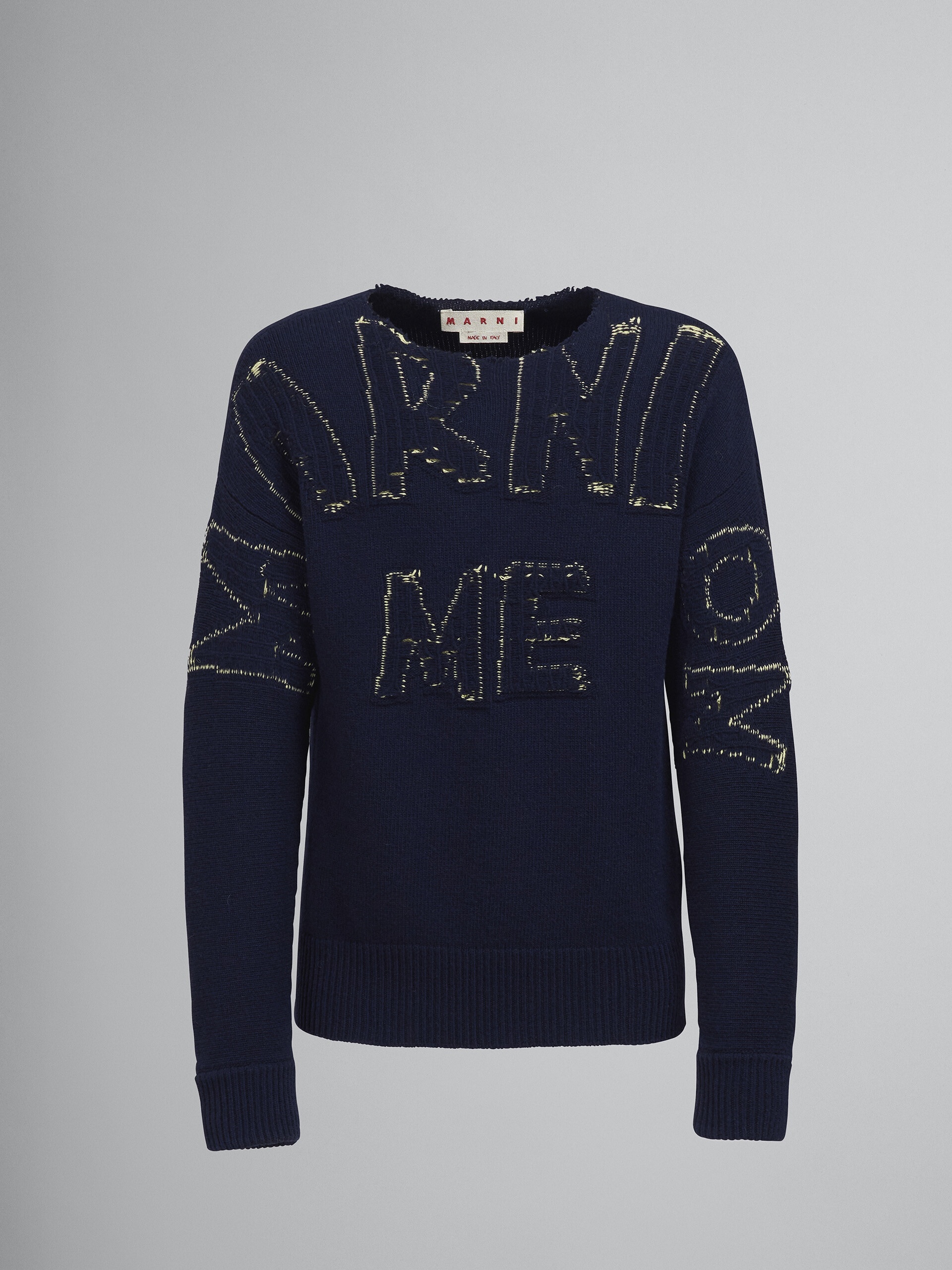 SHETLAND WOOL MARNI ON ME CREWNECK SWEATER - 1