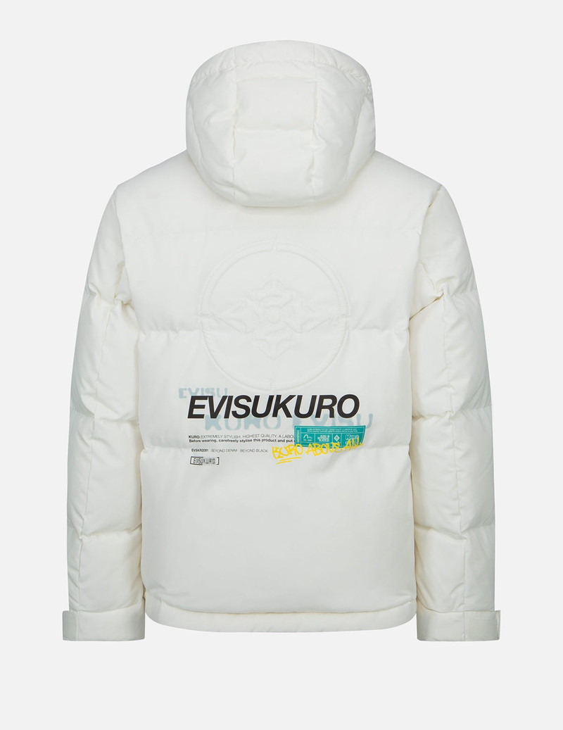 EVISU Kamon Embossed Down Jacket outlook