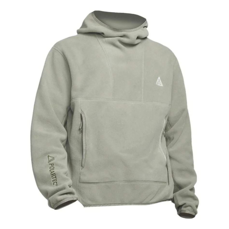 Men's Nike ACG Polartec Wolf Tree Parker Casual Sports Pullover Light Green CV0643-368 - 1