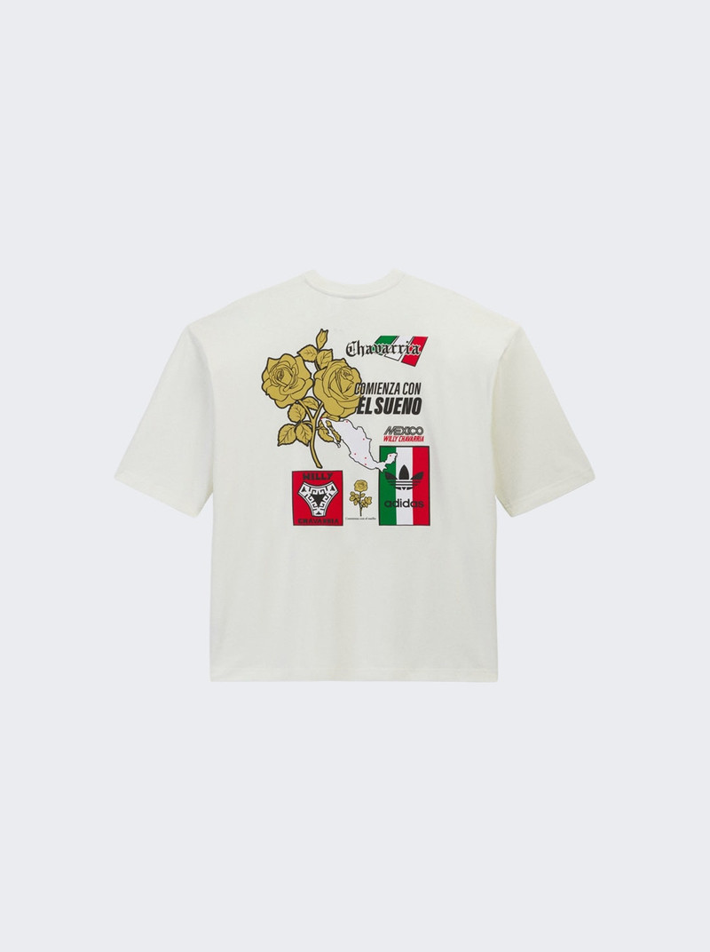 adidas X Willy Chavarria Mexico Merch Tee Off White outlook