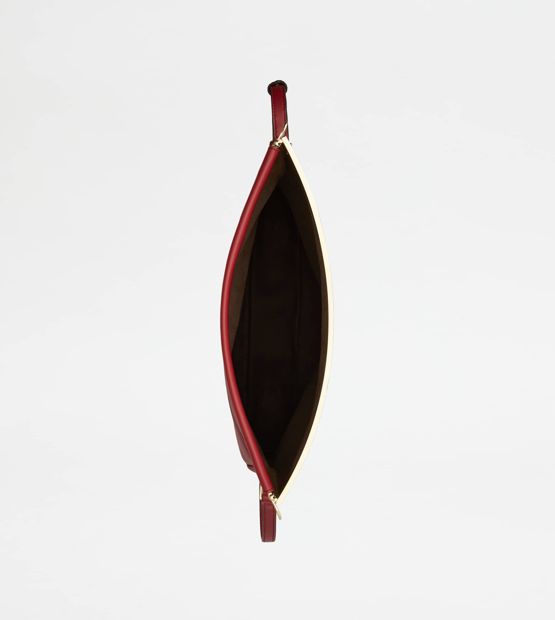 TOD'S MAGENTA BAG FLAP BAG IN LEATHER SMALL - RED - 5