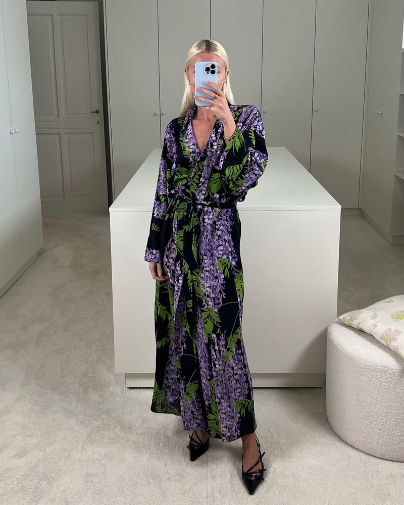 BERNADETTE Peignoir Wisteria outlook