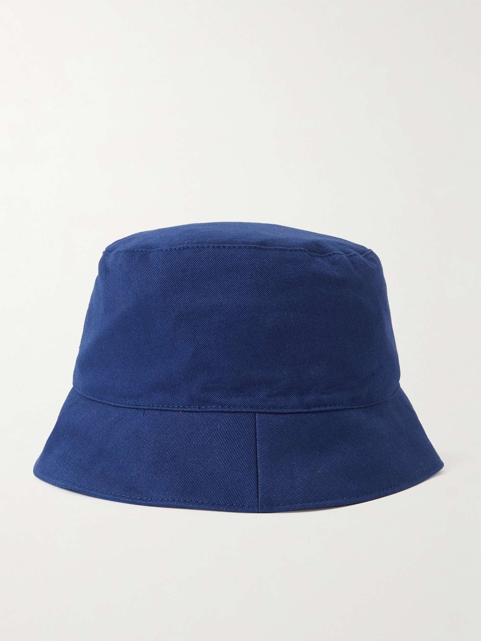 Logo-Embroidered Twill Bucket Hat - 4